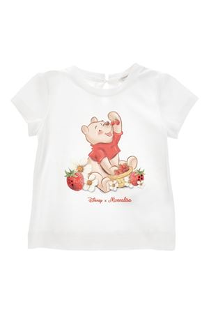 t-shirt in cotone bianco MONNALISA KIDS | 39G61070020099